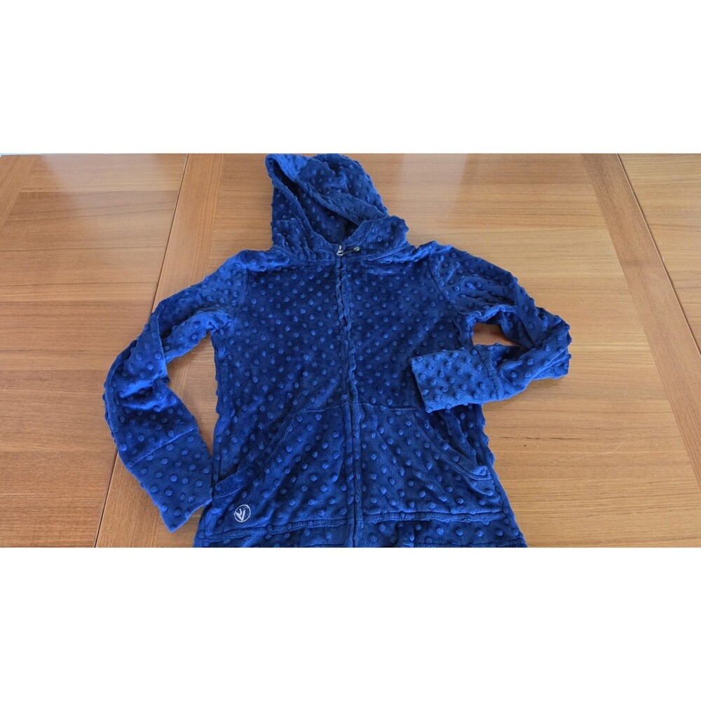 Limeapple Girls Hooded Blue Zipper Jacket Size 14 - Picture 2 of 10